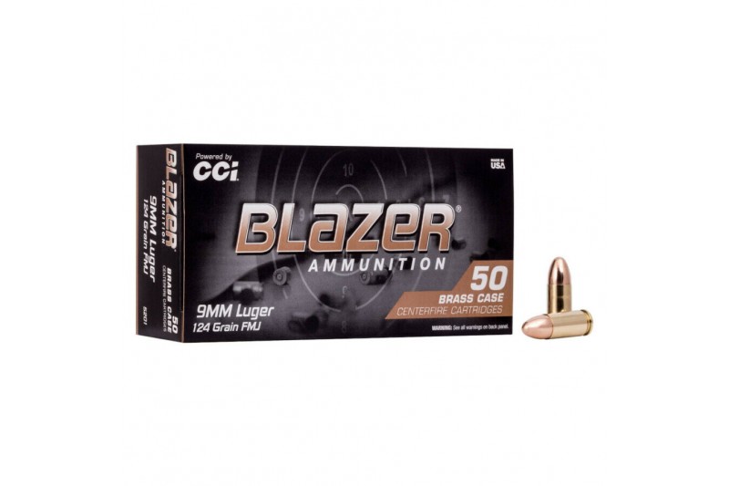 Aanbieding - CCI Blazer Brass 9x19mm - Actie geldig van 1 t/m 28 februari 2026